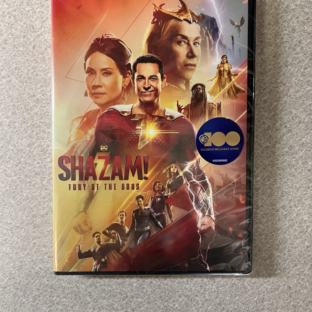 Shazam!: Fury of the Gods (DVD, 2023) Lucy‎ Liu, Helen Mirren, Zachary Levi